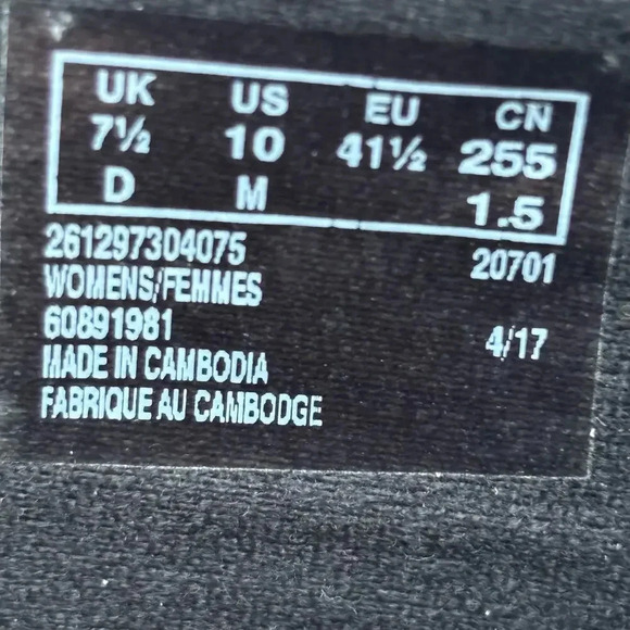 Clarks Artisan Ankle Boots Black Leather Alligator Booties Heel Women's Size 10 - Picture 8 of 9